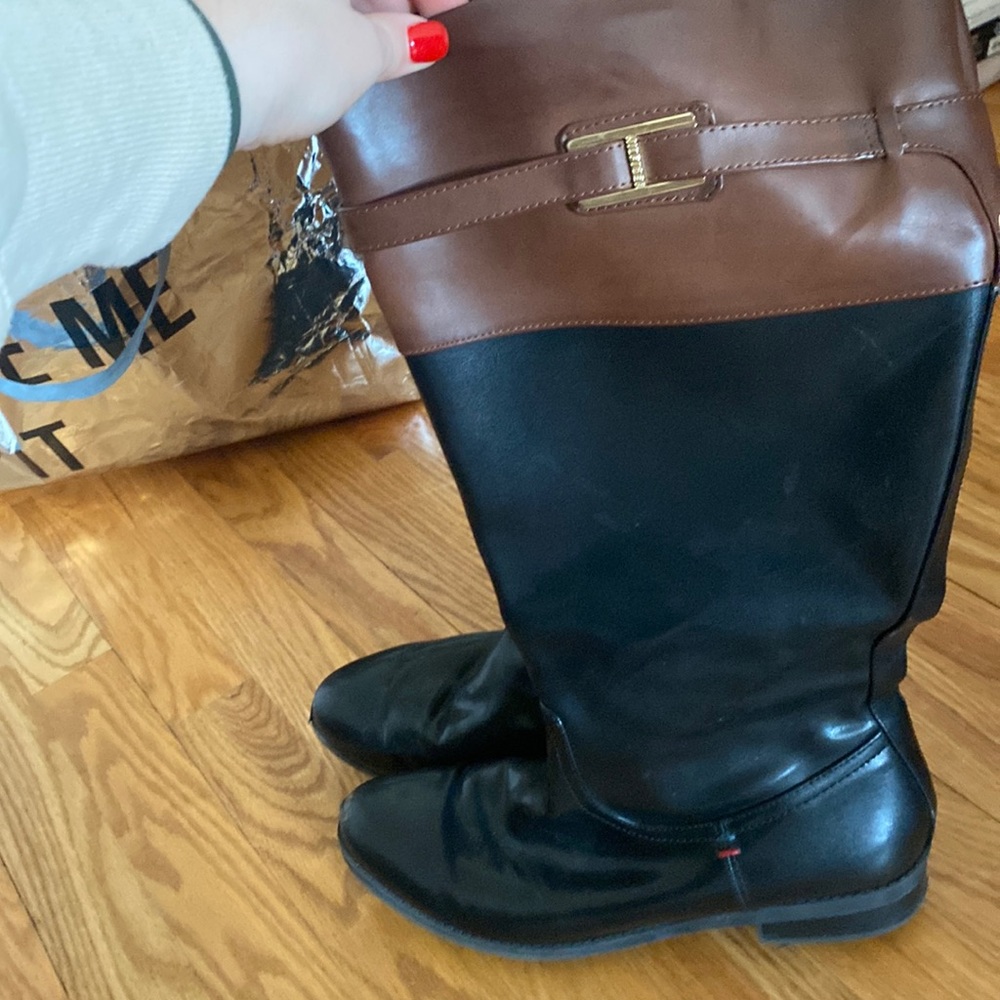 Tommy Hilfiger Wife Calf Riding Boots